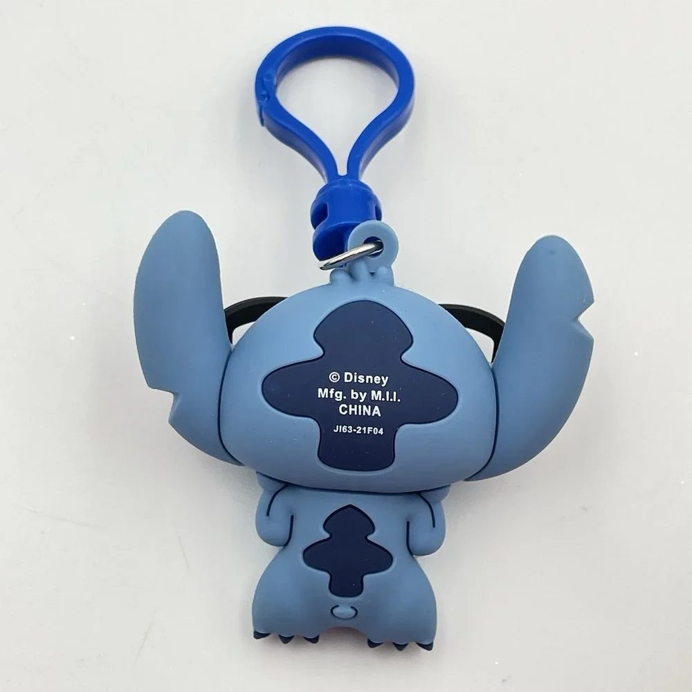 Lilo & Stitch‎ With Glasses Figural Keychain Series 2 Rubber Bag Clip Like New
